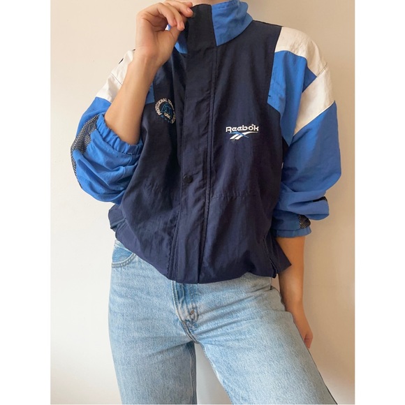 VINTAGE REEBOK RETRO 90S PROFESSIONAL TENNIS USA SPORTS JACKET WINDBREAKER S-L - Picture 2 of 11